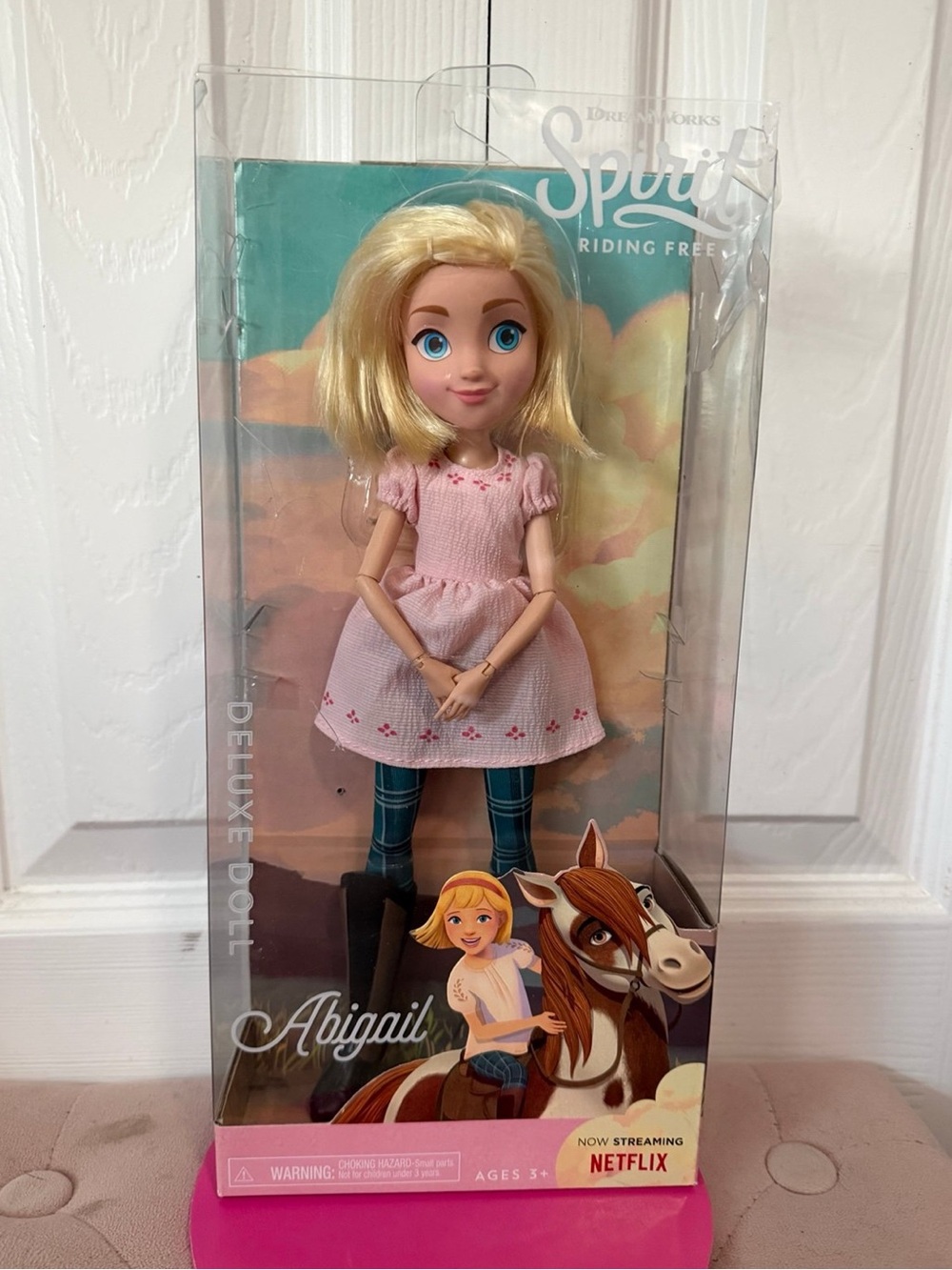 DreamWorks Abigail Pink Dress Doll in Pastel Outfit